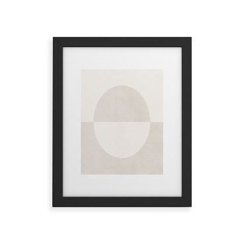 almostmakesperfect round Framed Art Print