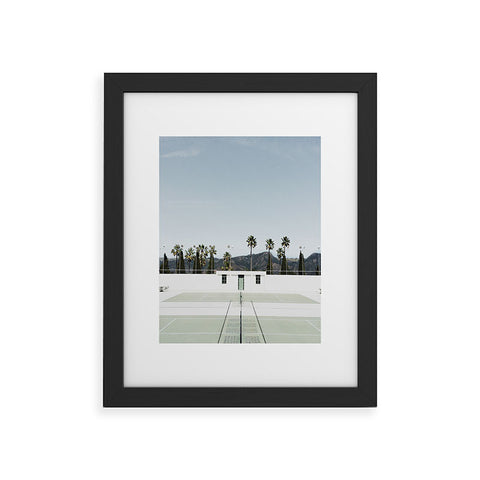 almostmakesperfect tennis at hearst Framed Art Print