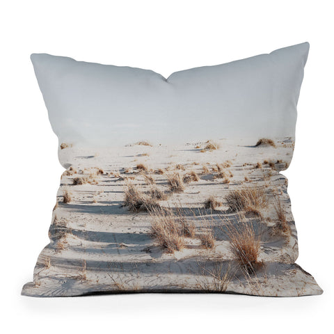almostmakesperfect white sands 2 Outdoor Throw Pillow