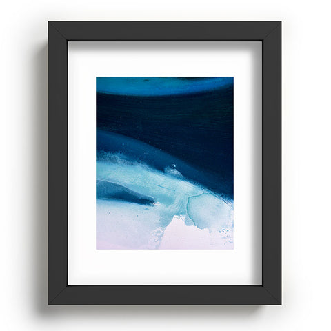 Alyssa Hamilton Art Believe a minimal abstract painting Recessed Framing Rectangle