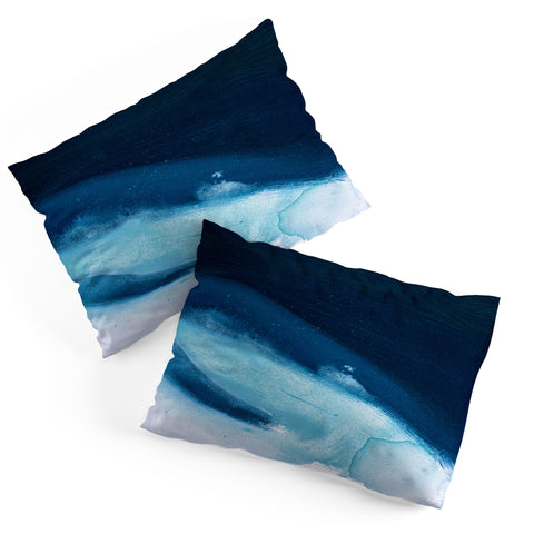 Alyssa Hamilton Art Believe a minimal abstract painting Pillow Shams