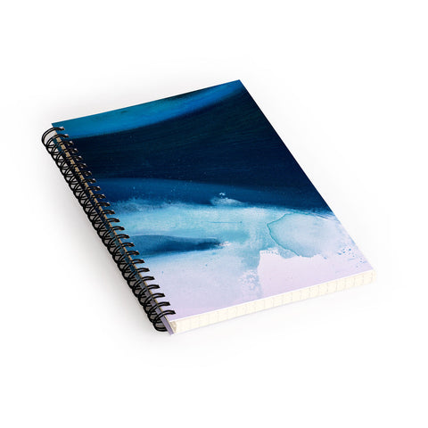 Alyssa Hamilton Art Believe a minimal abstract painting Spiral Notebook