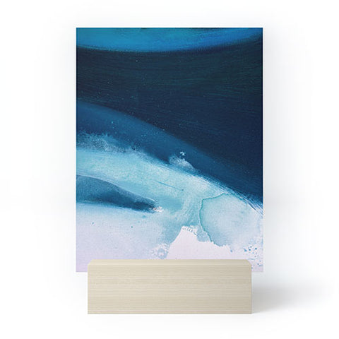 Alyssa Hamilton Art Believe a minimal abstract painting Mini Art Print