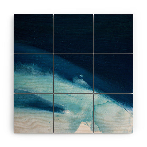 Alyssa Hamilton Art Believe a minimal abstract painting Wood Wall Mural