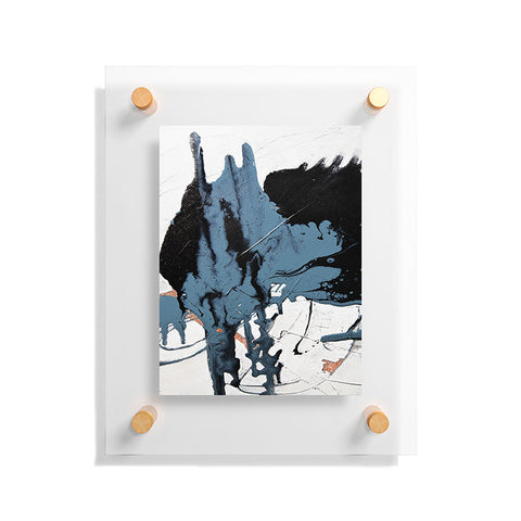 Alyssa Hamilton Art Black Diamond A minimal abstract Floating Acrylic Print