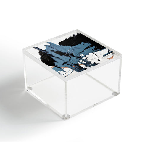 Alyssa Hamilton Art Black Diamond A minimal abstract Acrylic Box