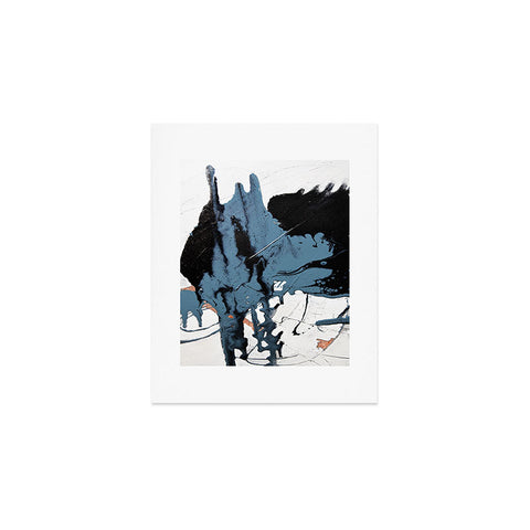 Alyssa Hamilton Art Black Diamond A minimal abstract Art Print