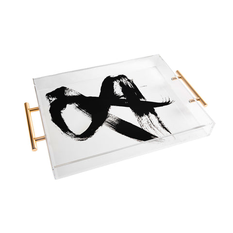 Alyssa Hamilton Art Brushstroke 2 Acrylic Tray