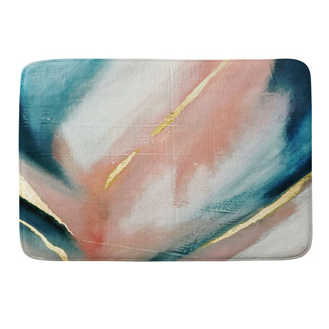 Alyssa Hamilton Art Celestial 3 a minimal abstract Memory Foam Bath Mat