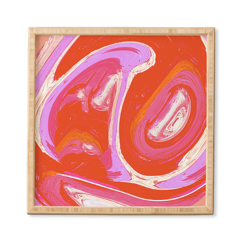 Alyssa Hamilton Art Deja Vu Vibrant Digital Painting Framed Wall Art