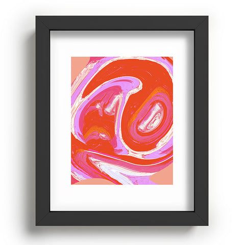 Alyssa Hamilton Art Deja Vu Vibrant Digital Painting Recessed Framing Rectangle