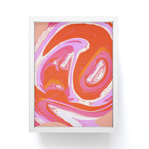 Alyssa Hamilton Art Deja Vu Vibrant Digital Painting Framed Mini Art Print