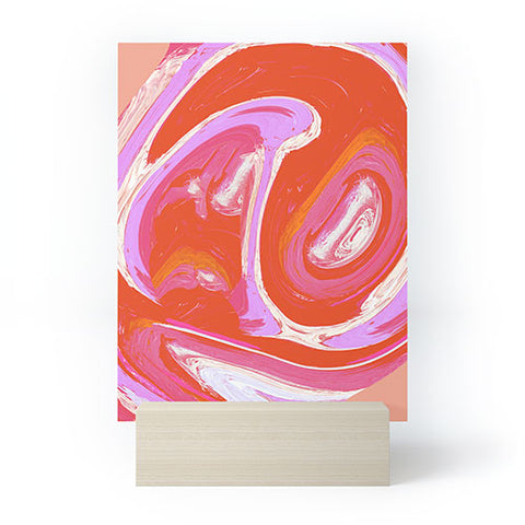 Alyssa Hamilton Art Deja Vu Vibrant Digital Painting Mini Art Print