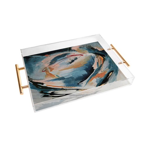 Alyssa Hamilton Art Drift 6 a bold mixed media Acrylic Tray