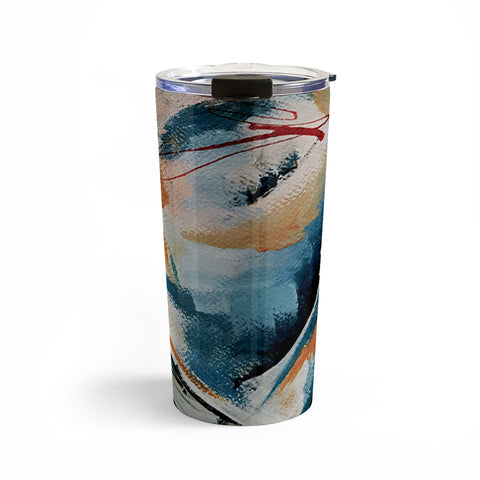 Alyssa Hamilton Art Drift 6 a bold mixed media Travel Mug