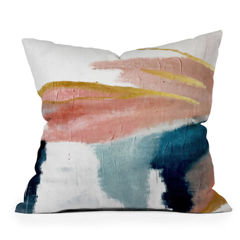 Alyssa Hamilton Art Exhale Outdoor Throw Pillow
