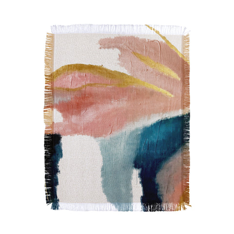 Alyssa Hamilton Art Exhale Throw Blanket
