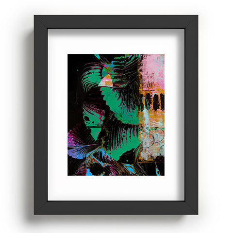 Alyssa Hamilton Art Night Vision A vibrant neon painting Recessed Framing Rectangle