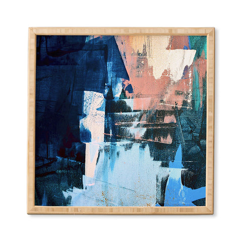 Alyssa Hamilton Art On the Dock a pretty abstract Framed Wall Art havenly