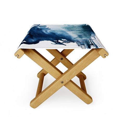 Alyssa Hamilton Art Pacific Grove pretty minimal abstract Folding Stool
