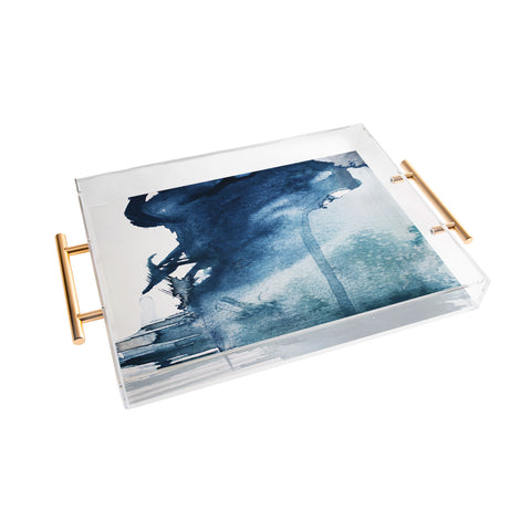 Alyssa Hamilton Art Pacific Grove pretty minimal abstract Acrylic Tray