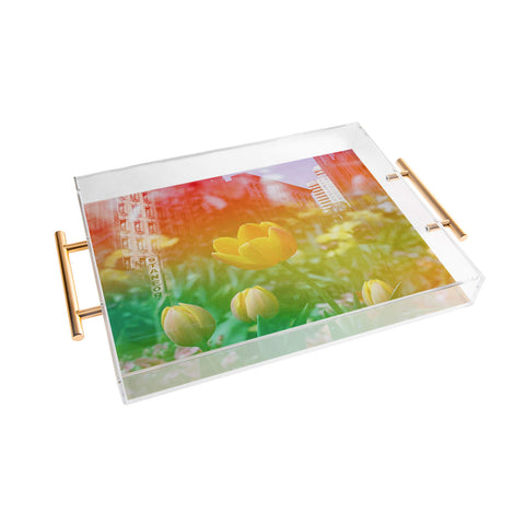 Amber Lauder Center of the Universe NYC Acrylic Tray