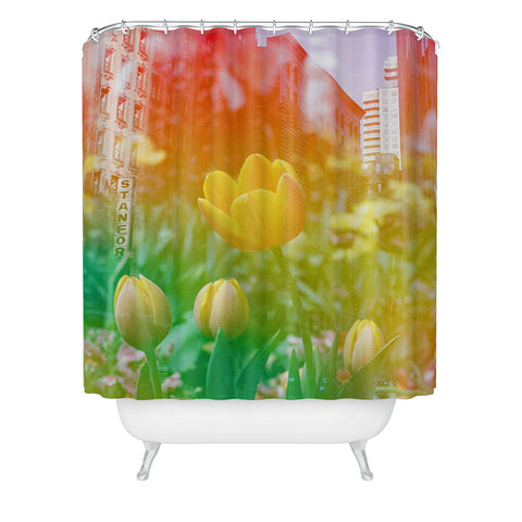 Amber Lauder Center of the Universe NYC Shower Curtain