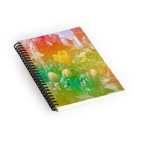 Amber Lauder Center of the Universe NYC Spiral Notebook