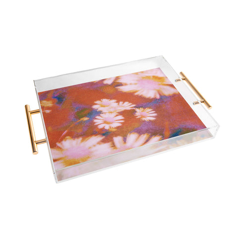 Amber Lauder Mightier Floral Autumn Acrylic Tray