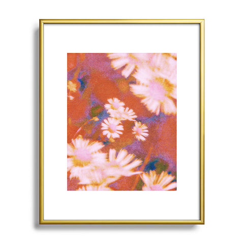 Amber Lauder Mightier Floral Autumn Metal Framed Art Print