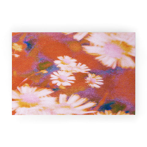Amber Lauder Mightier Floral Autumn Welcome Mat