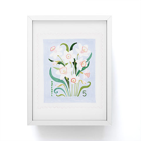 Ambers Textiles Daffodil 2 Framed Mini Art Print