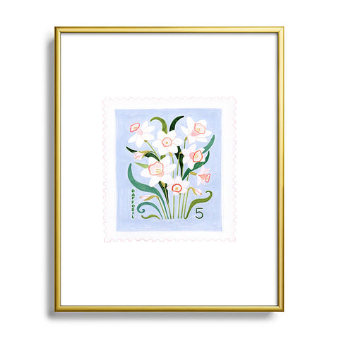 Ambers Textiles Daffodil 2 Metal Framed Art Print
