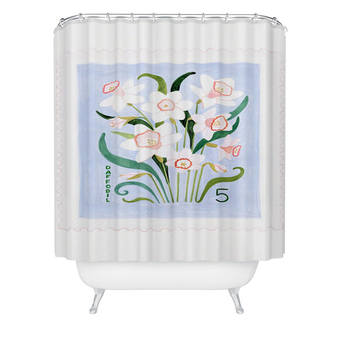 Ambers Textiles Daffodil 2 Shower Curtain