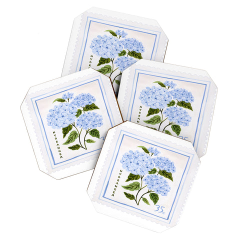 Ambers Textiles Hydrangea II Coaster Set