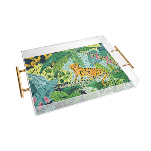 Ambers Textiles Jungle Leopard Acrylic Tray