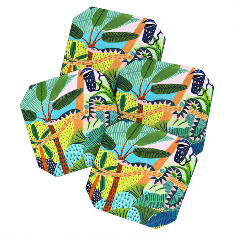 Ambers Textiles Jungle Snake Coaster Set