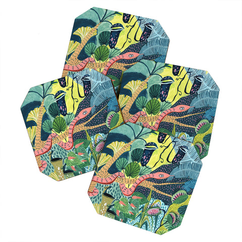 Ambers Textiles Jungle Snakes Coaster Set