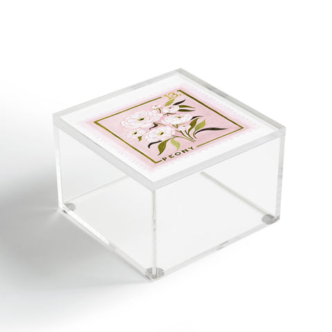 Ambers Textiles Peony 2 Acrylic Box