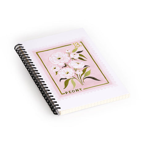 Ambers Textiles Peony 2 Spiral Notebook
