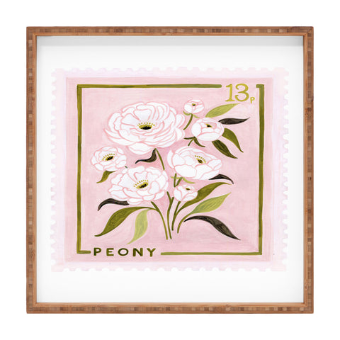 Ambers Textiles Peony 2 Square Tray