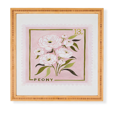 Ambers Textiles Peony 2 Framed Wall Art