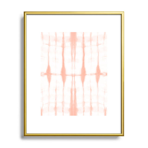 Amy Sia Agadir 2 Peach Metal Framed Art Print