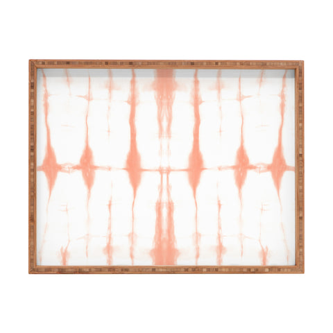 Amy Sia Agadir 2 Peach Rectangular Tray