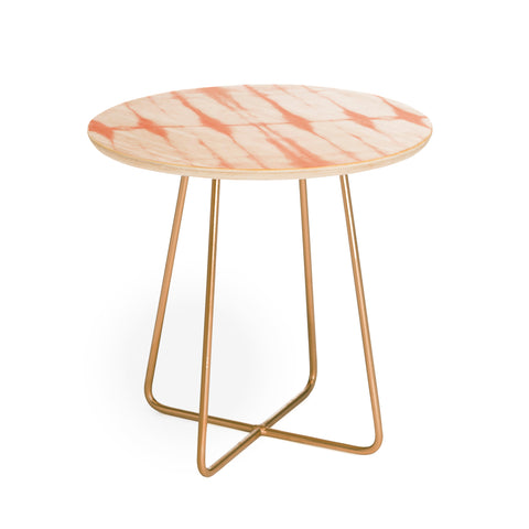 Amy Sia Agadir 2 Peach Round Side Table