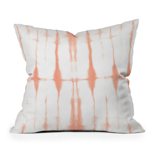 Amy Sia Agadir 2 Peach Throw Pillow