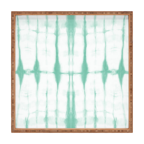 Amy Sia Agadir 2 Sea Green Square Tray