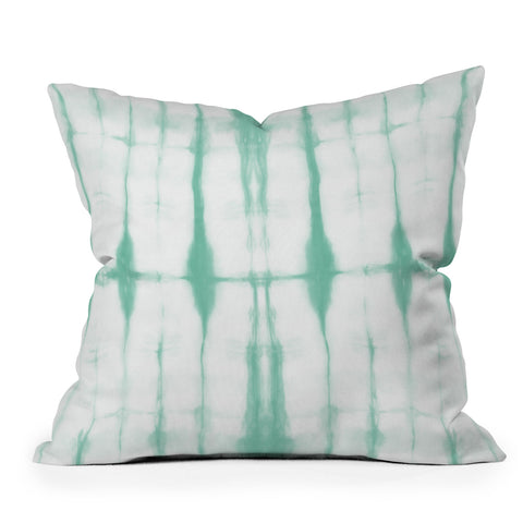 Amy Sia Agadir 2 Sea Green Outdoor Throw Pillow