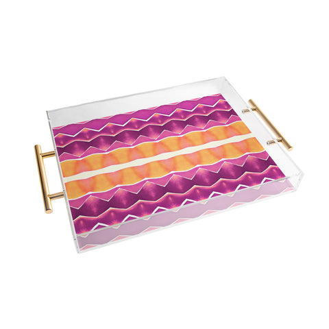 Amy Sia Agadir 3 Purple Acrylic Tray