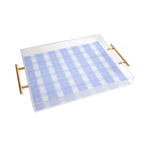 Amy Sia Agadir 5 Pastel Blue Acrylic Tray